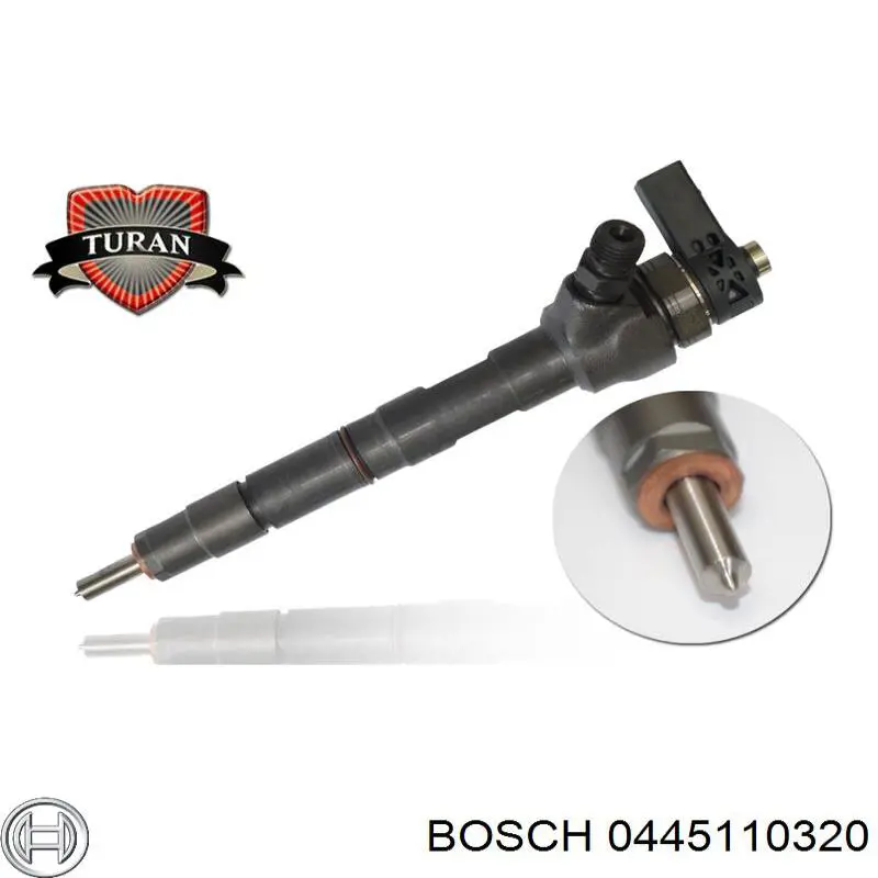 Купити 0445110320 Bosch Форсунка дизельна в зборі, розпилювач + тримач