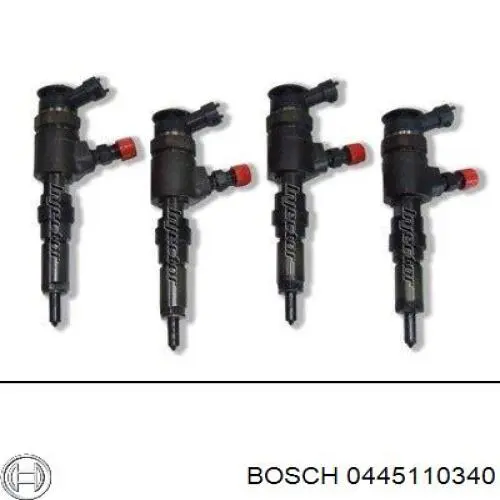 Паливні форсунки 0445110340 Bosch