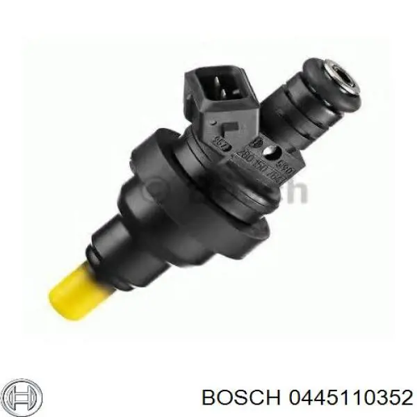 0445110352 Bosch форсунка вприску палива