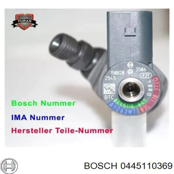 Форсунка паливна Bosch 0445110369 ціна, від 126.27 USD