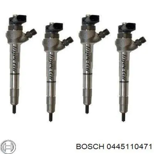 Купити 0445110471 Bosch Форсунка дизельна в зборі, розпилювач + тримач