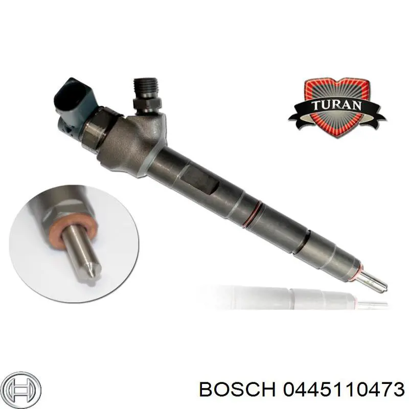 Купити 0445110473 Bosch Форсунка дизельна в зборі, розпилювач + тримач