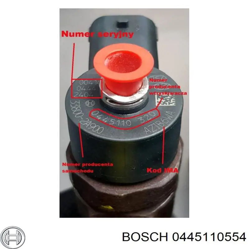 0445110554 Bosch Форсунка вприску палива