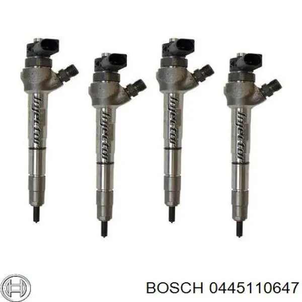 Купити 0445110647 Bosch Форсунка дизельна в зборі, розпилювач + тримач
