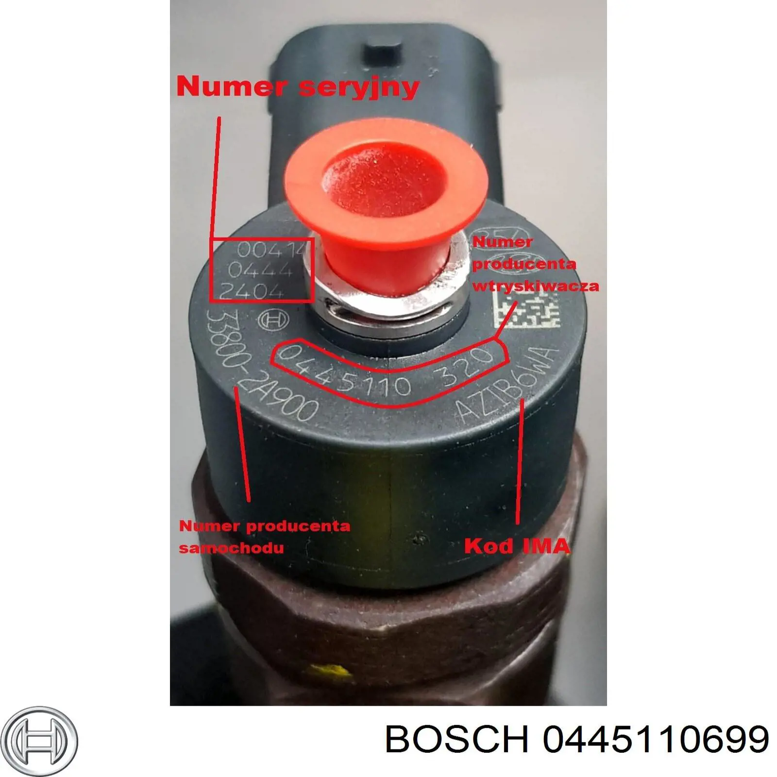 0445110699 Bosch Форсунка вприску палива