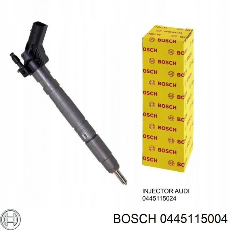 0445115004 Bosch Форсунка вприску палива