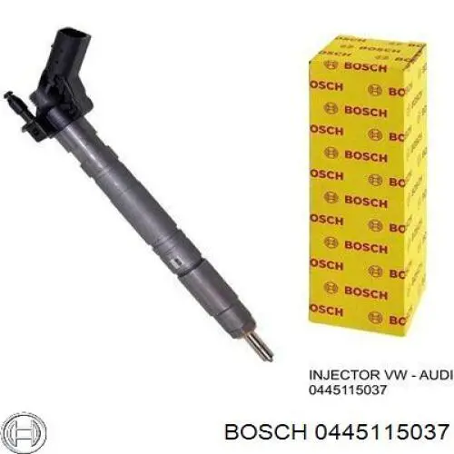 Купити 0445115037 Bosch Форсунка дизельна в зборі, розпилювач + тримач