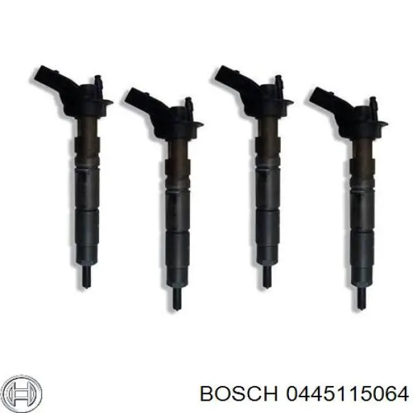 Купити 0445115064 Bosch Форсунка дизельна в зборі, розпилювач + тримач