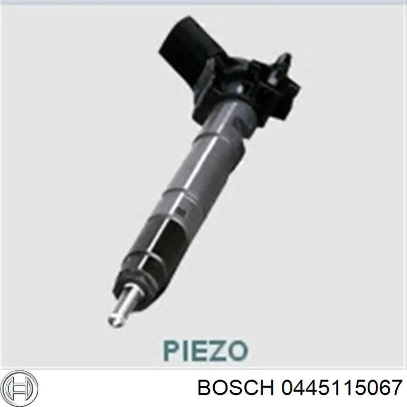0445115067 Bosch форсунка вприску палива