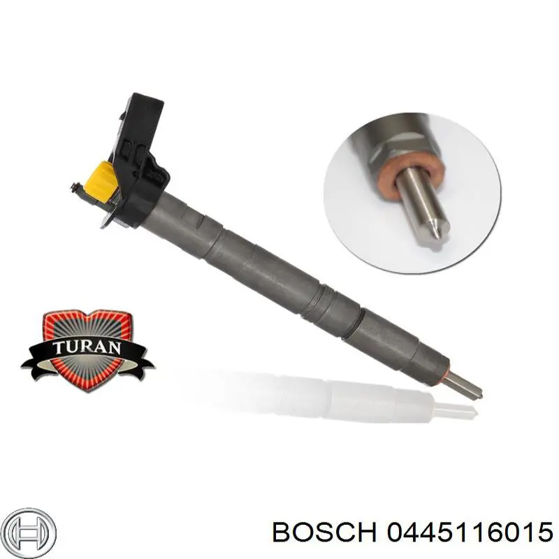 0445116015 Bosch Форсунка вприску палива