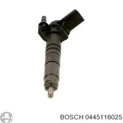 0445116025 Bosch форсунка вприску палива