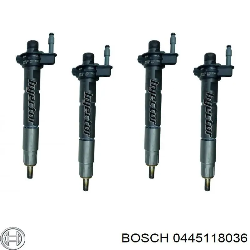 Форсунка паливна Bosch 0445118016 ціна, від 368.35 USD