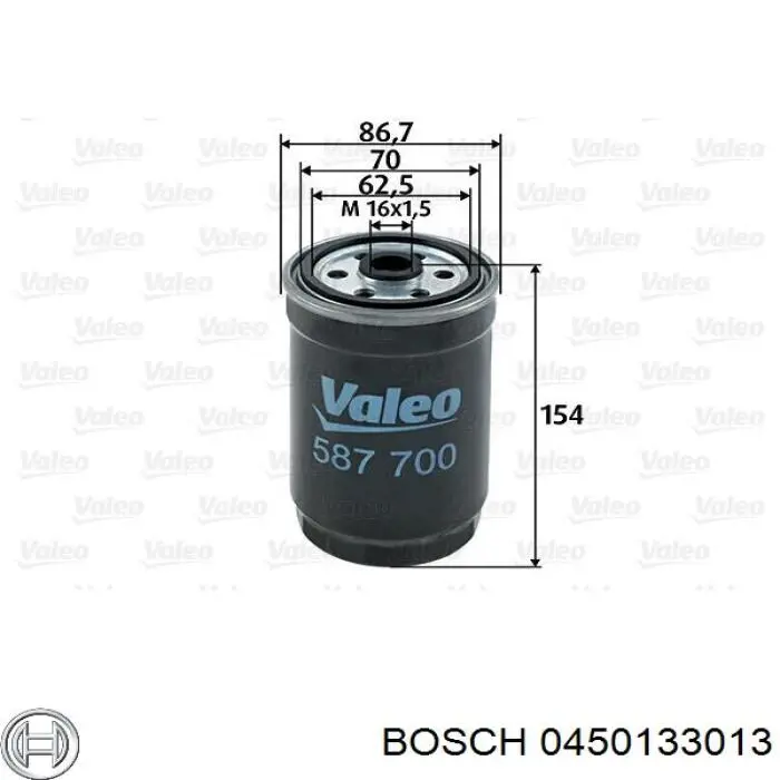 0450133013 Bosch фільтр паливний