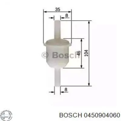 Фільтр тонкого очищення палива Bosch 0450904060 ціна, від 2.00 USD