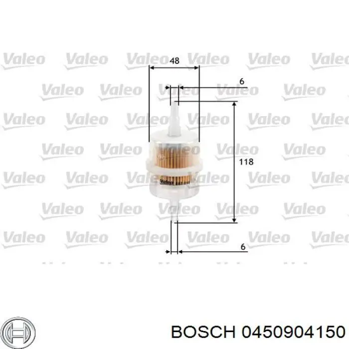 Купити 0450904150 Bosch Фільтр-відстійник палива грубої очистки