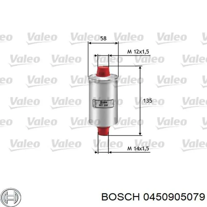0450905079 Bosch Фільтр палива