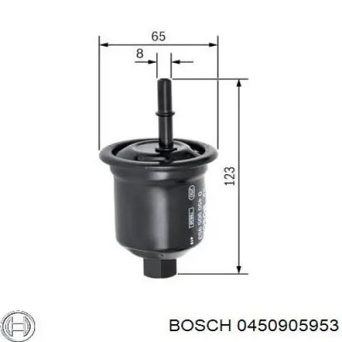 Фільтр паливний Bosch 0450905953