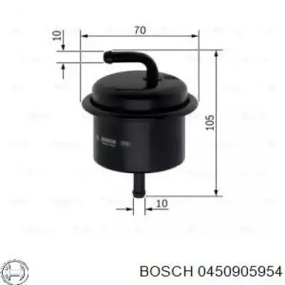 Паливний фільтр 0450905954 Bosch
