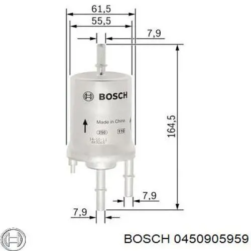 0450905959 Bosch фільтр паливний