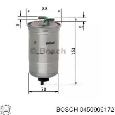 Паливний фільтр 0450906172 Bosch