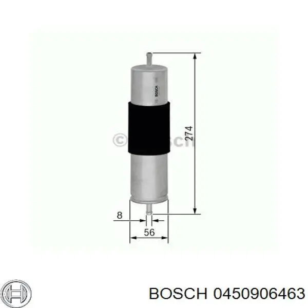 Фільтр паливний 0450906463 Bosch