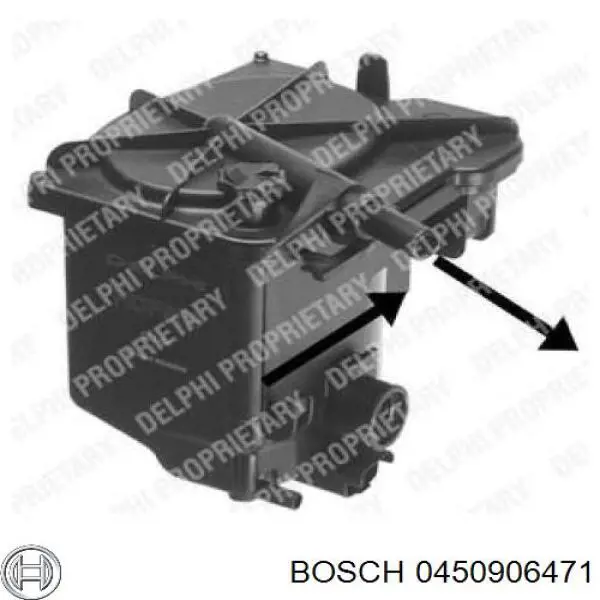 Купити 0450906471 Bosch Фільтр-відстійник палива грубої очистки