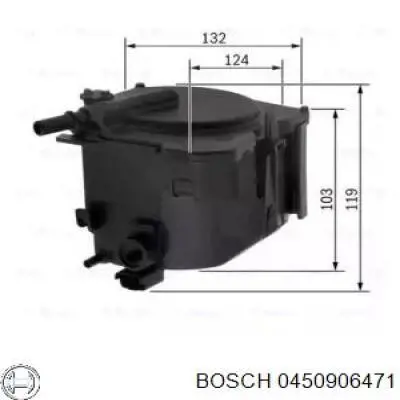 0450906471 Bosch фільтр паливний