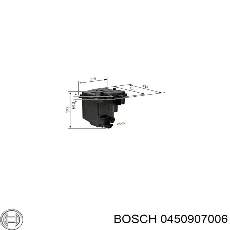 Купити 0450907006 Bosch Фільтр-відстійник палива грубої очистки