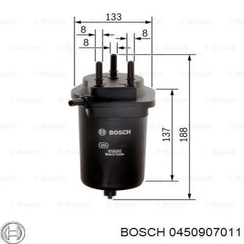 Купити 4816635 Perkins Фільтр-відстійник палива грубої очистки