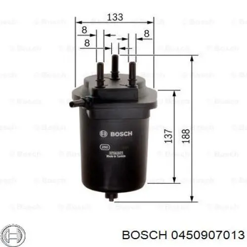 0450907013 Bosch Фільтр палива
