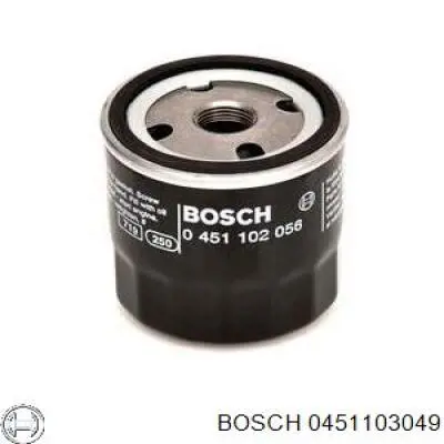 0451103049 Bosch фільтр масляний