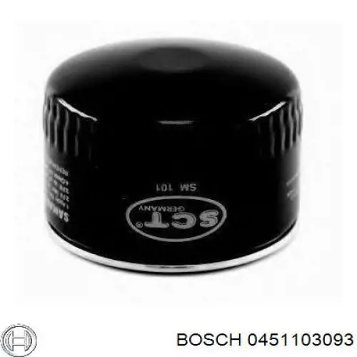 Масляний фільтр двигуна Bosch 0451103093 ціна, від 5.94 USD