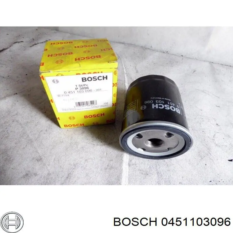 0451103096 Bosch фільтр масляний