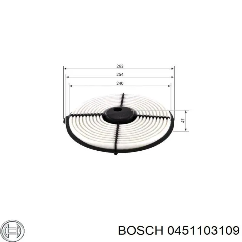 Купити 0451103109 Bosch Фільтр очищення масла відцентровий