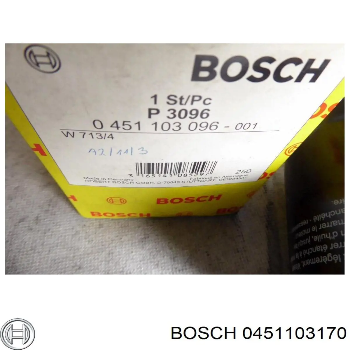 Фільтр масляний Bosch 0451103170