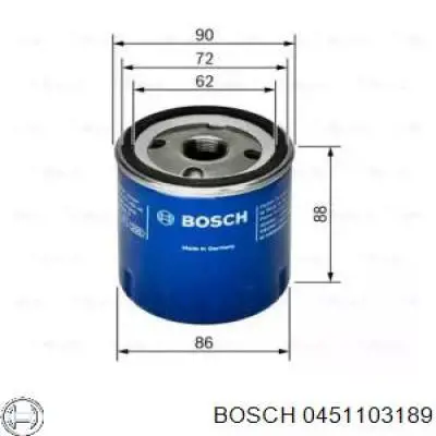 Масляний фільтр 0451103189 Bosch