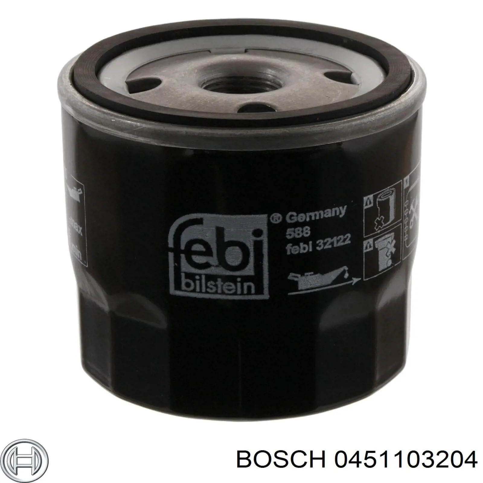 Корпус масляного фільтра 0451103204 Bosch