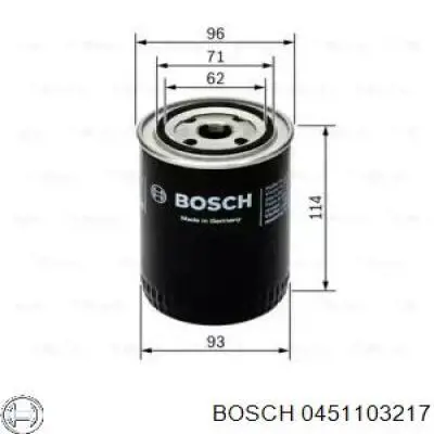 Фільтр масляний 0451103217 Bosch