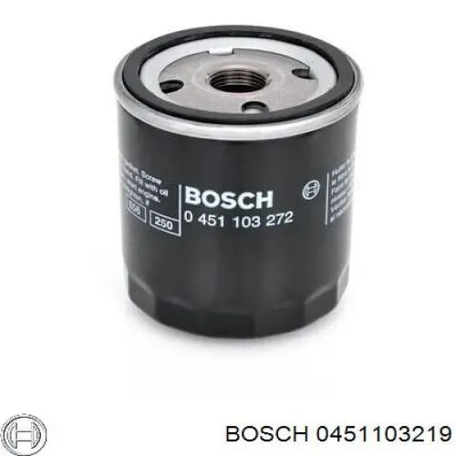0451103219 Bosch фільтр масляний