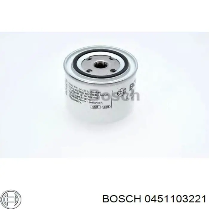 0451103221 Bosch фільтр масляний