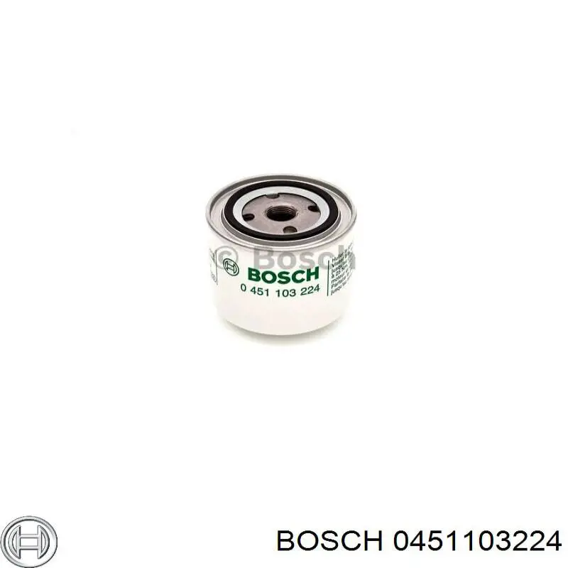 0451103224 Bosch фільтр масляний