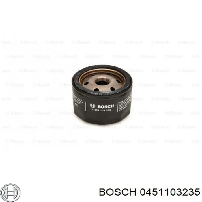 0451103235 Bosch фільтр масляний