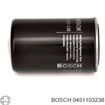 0451103238 Bosch фільтр масляний