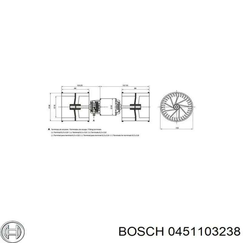 0451103238 Bosch Фільтр масла
