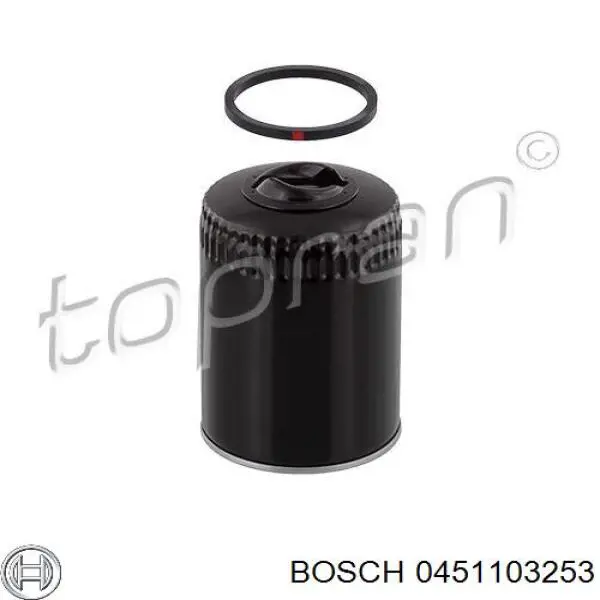 Масляний фільтр двигуна Bosch 0451103253 ціна, від 6.61 USD