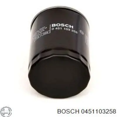 0451103258 Bosch фільтр масляний