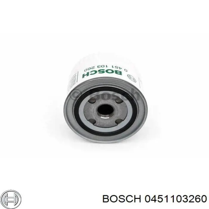 0451103260 Bosch фільтр масляний