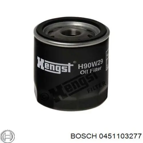 Масляний фільтр двигуна Bosch 0451103277 ціна, від 6.41 USD