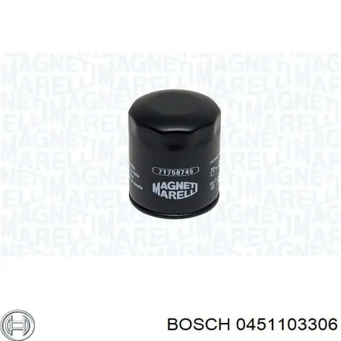 Фільтр масляний 0451103306 Bosch