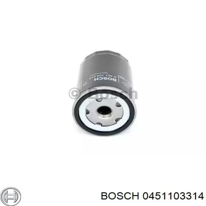 0451103314 Bosch фільтр масляний
